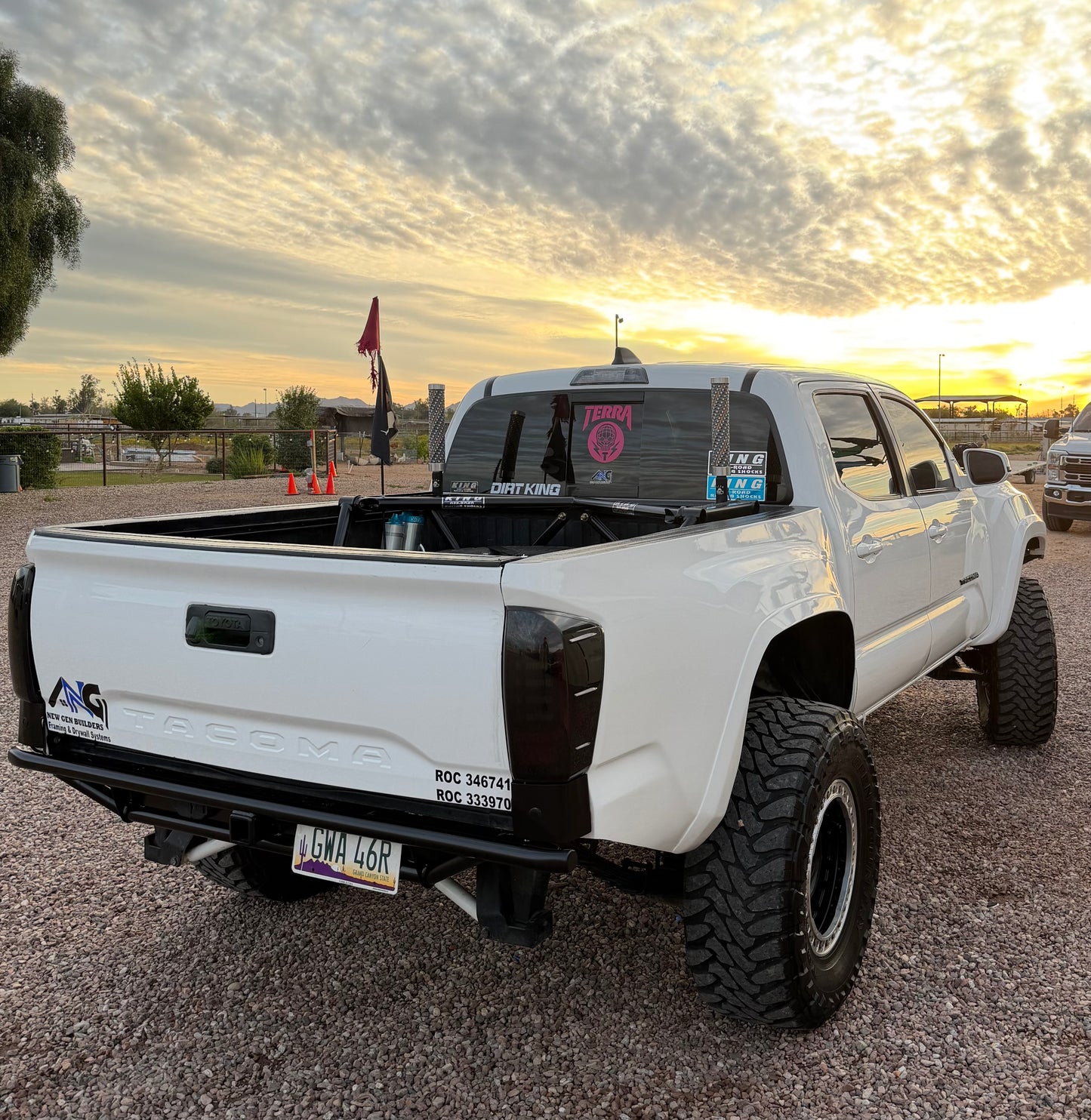 Toyota Tacoma rear bumper 2016-2023